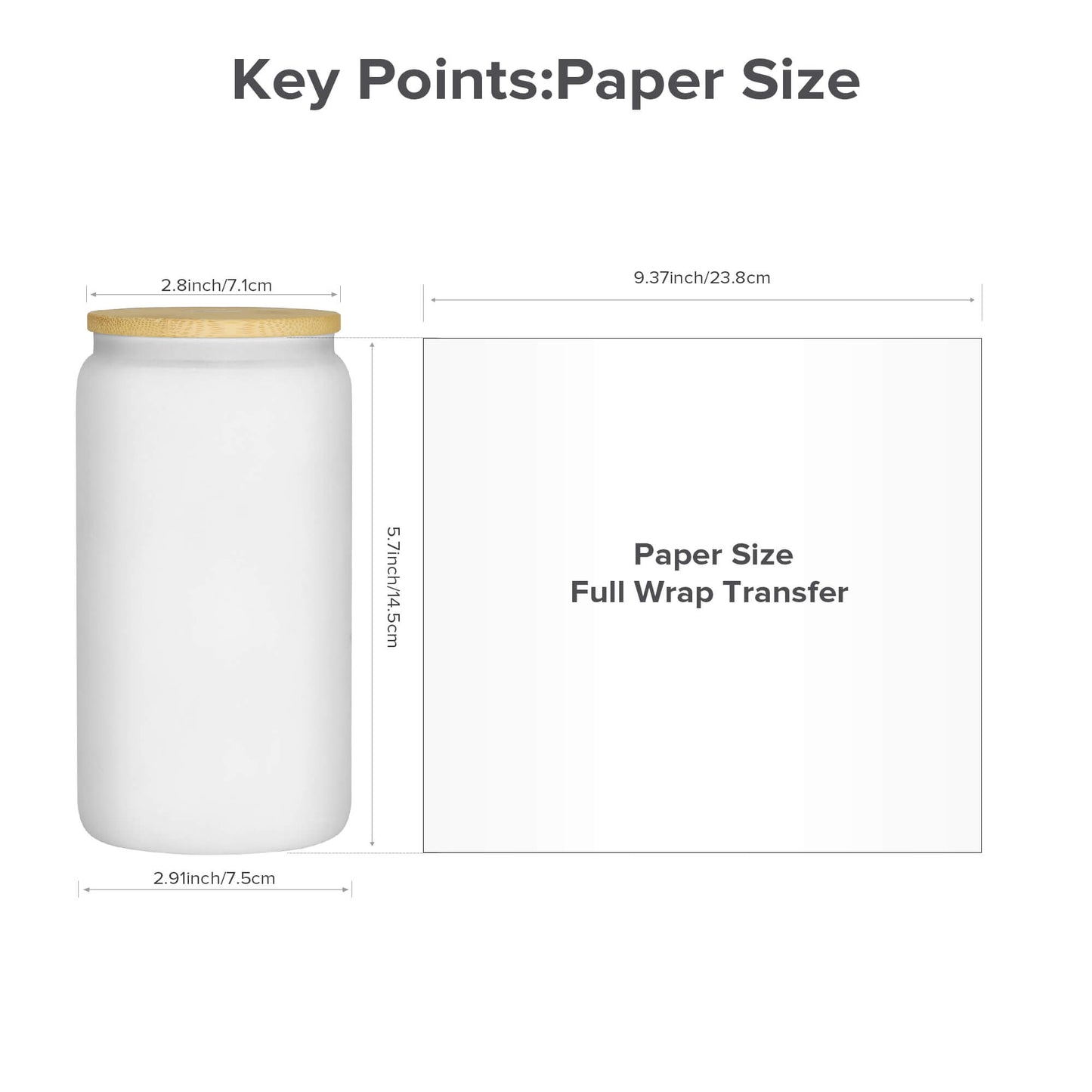 16 oz glass cups wholesale, 16oz Frosted Glass Sublimation Tumbler | 25 Pack - FASTSUB, 16 oz glass cups with lids wholesale
