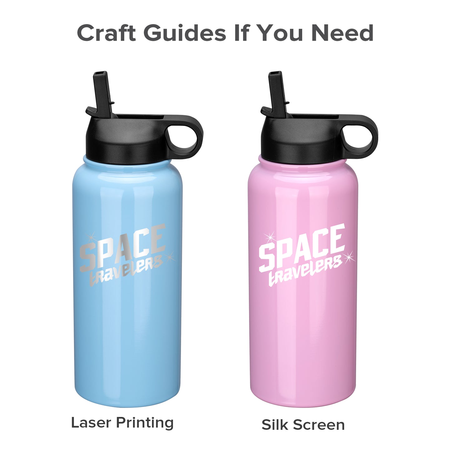 32 oz Powder Coated Sports Water Bottle Bulk | 25 Pack - FASTSUB