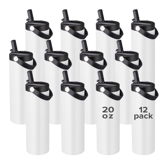 20 oz Sublimation Sports Water Bottle | 12 Pack
