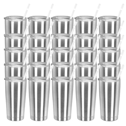 20oz Stainless Steel Travel Tumbler | 25 Pack