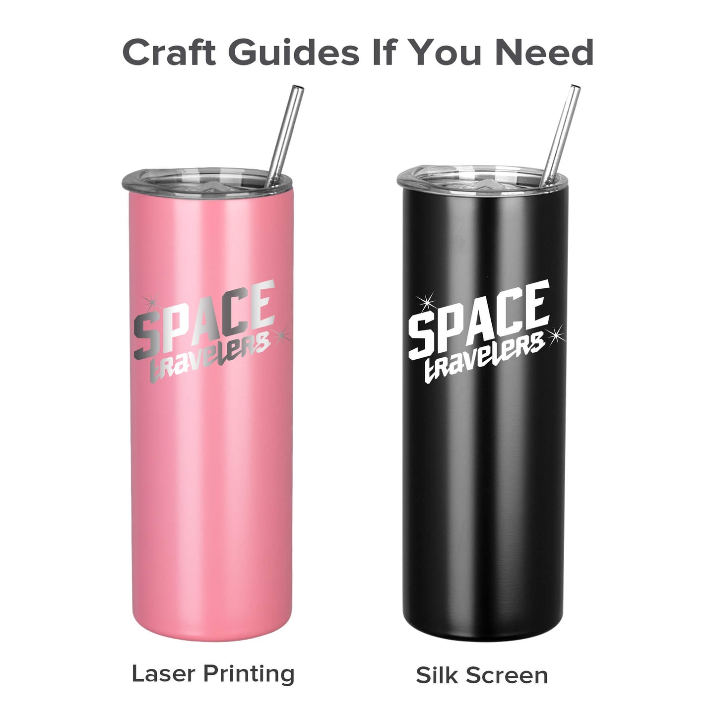 20oz Powder Coated Skinny Tumbler Bulk | 25 Pack - FASTSUB, bulk tumblers for laser engraving