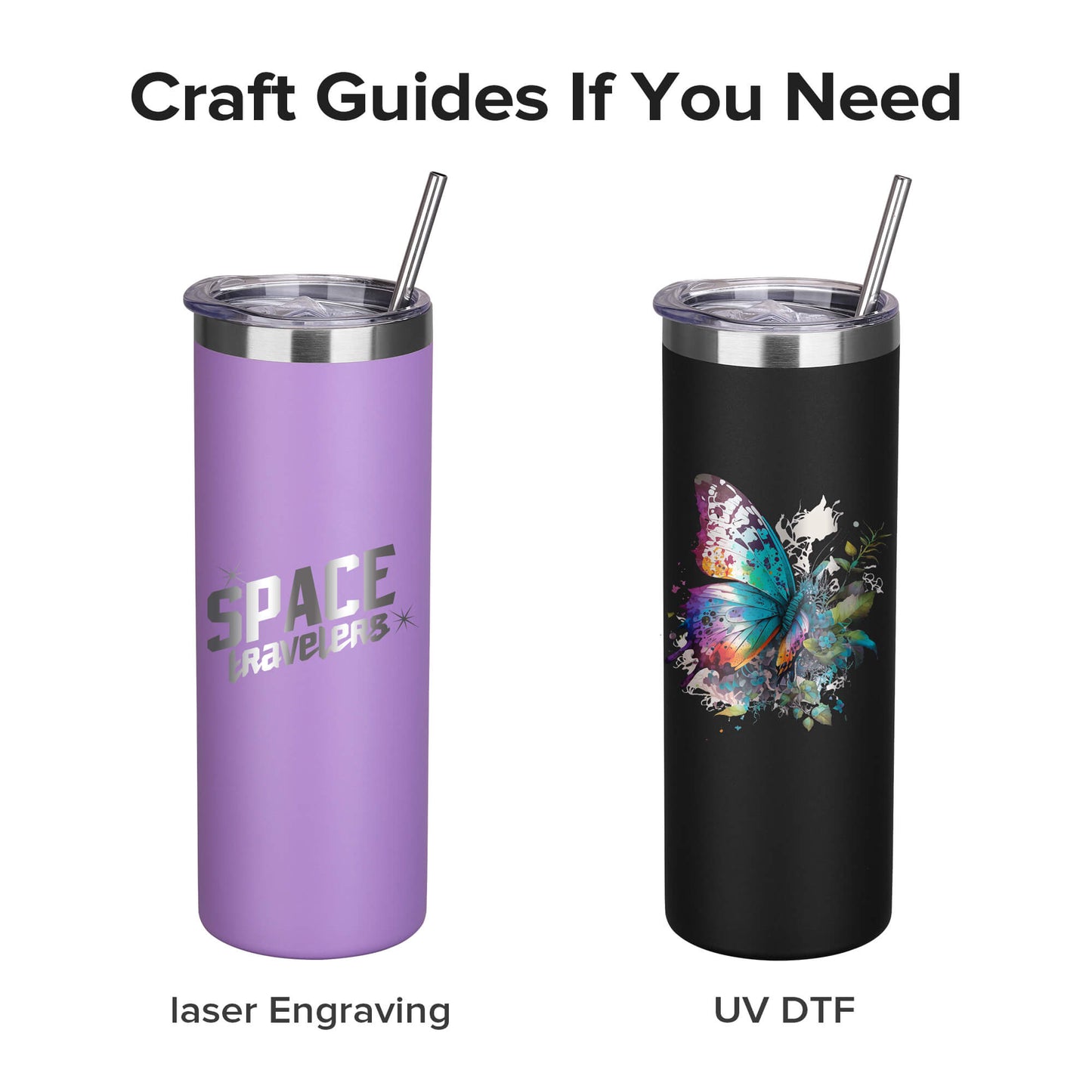 20 oz Powder Coated Skinny Tumbler | 20 Pack