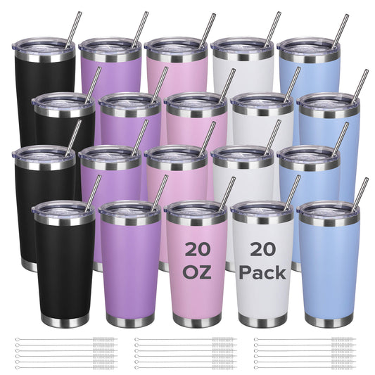 20 oz Powder Coated Tumbler | 20 Pack