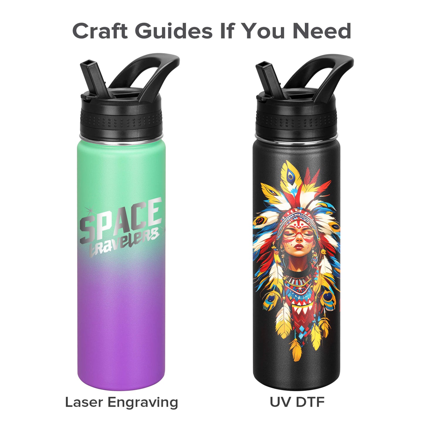 22 oz Powder Coated Duo Skinny Tumbler | 12 Pack