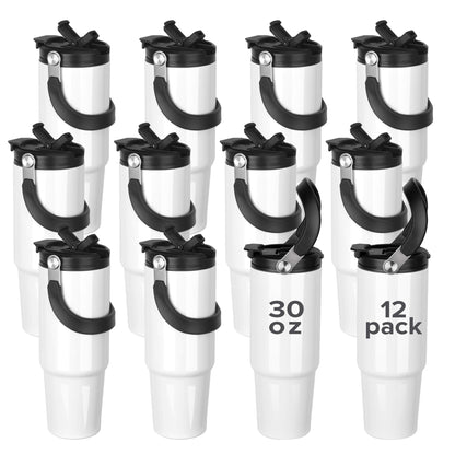 30 oz Sublimation Handle Tumbler | 12 Pack