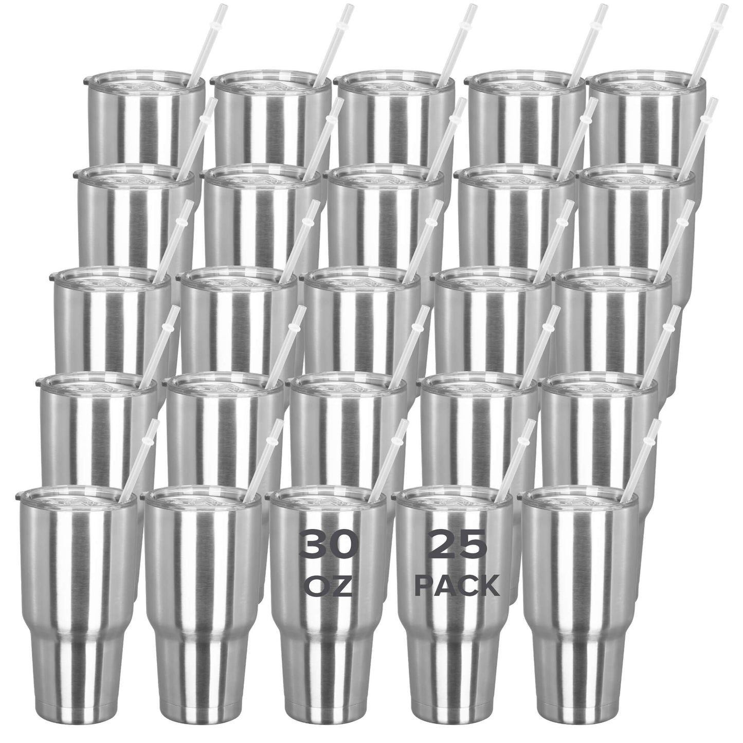 30oz Stainless Steel Travel Tumbler | 25 Pack