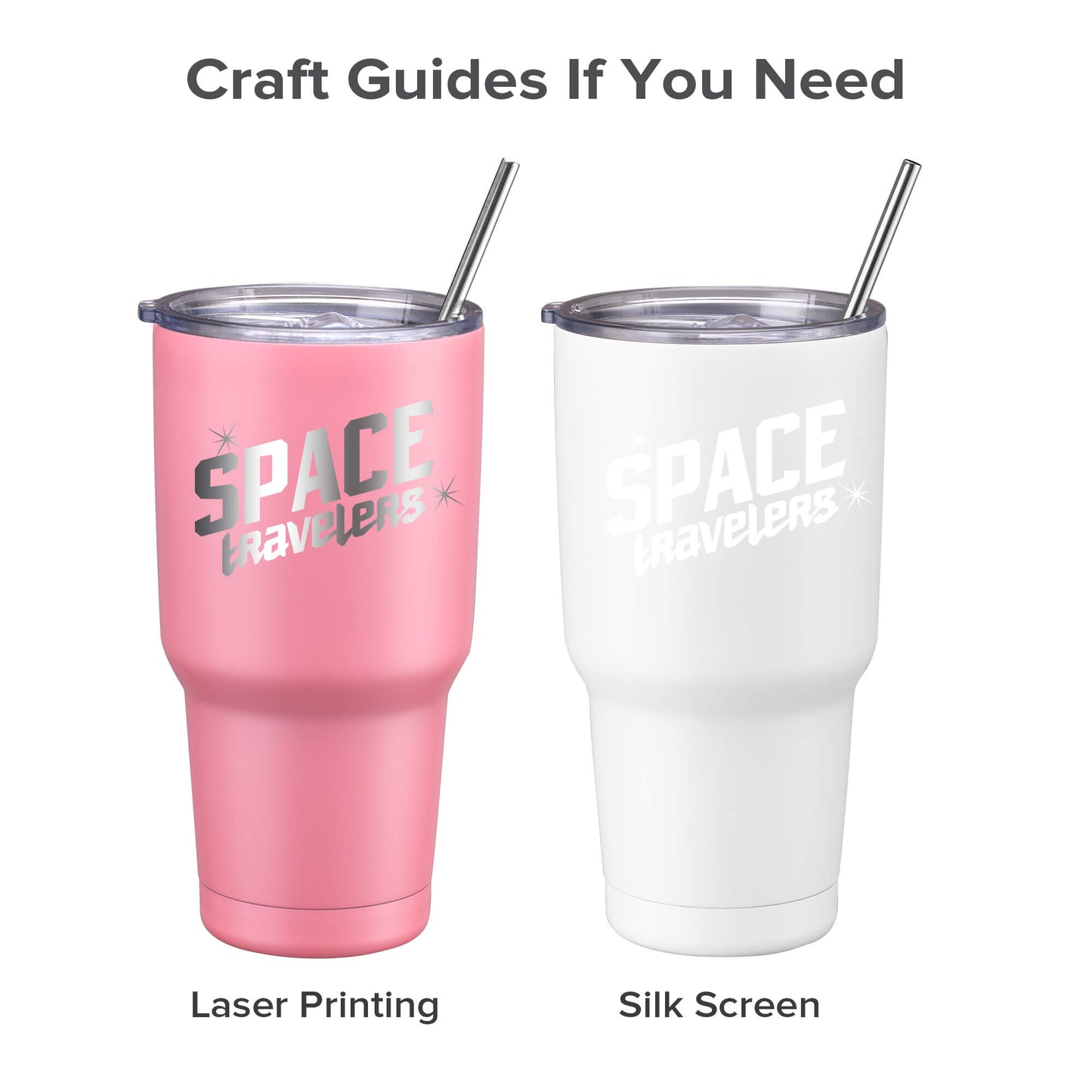 30oz Powder Coated Travel Tumbler | 25 Pack