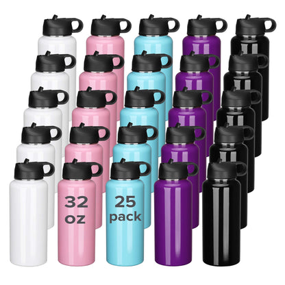 32 oz Powder Coated  Water Bottle | 25 Pack