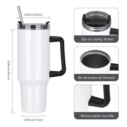 40 oz tumbler sublimation,bulk 40 oz tumblers, 40oz Sublimation Tumbler With Removable Handle | 20 Pack - FASTSUB, 40 oz tumbler with handle sublimation, 40 oz Sublimation Tumbler with Handle