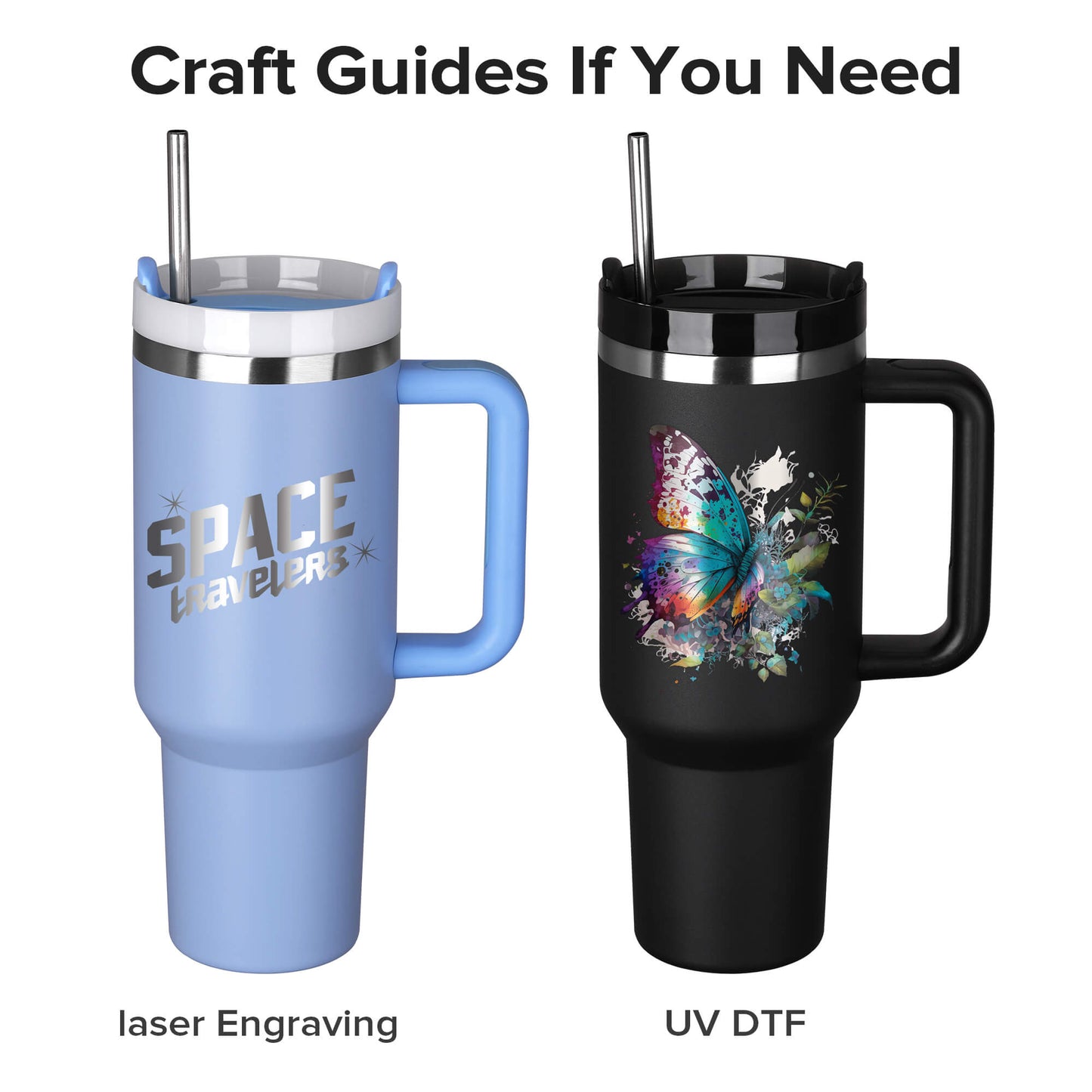 40 oz Powder Coated Tumbler | 20 Pack