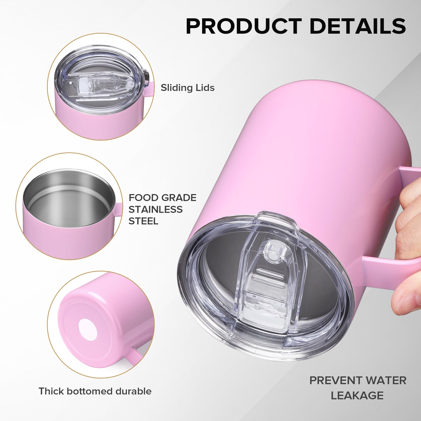 12 oz Powder Coated Coffee Mug | 25 Pack - FASTSUB