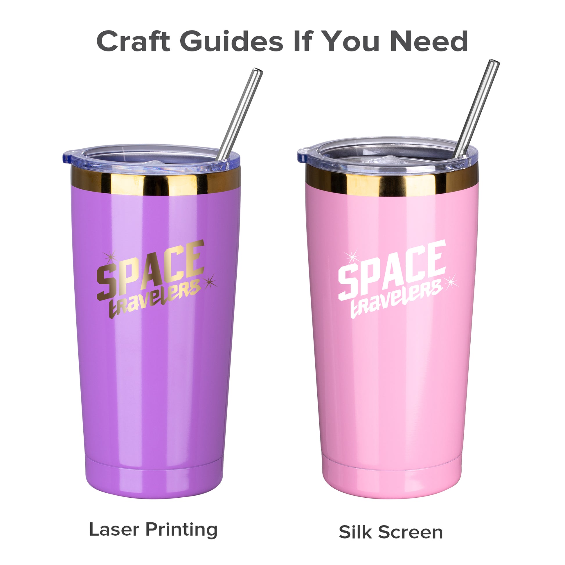 20 ounce Powder Coated  Travel Mug - Gold Color Plated | 25 Pack - FASTSUB