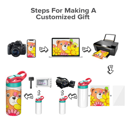 12 oz Kids Sublimation Tumblers | 30 Pack - FASTSUB