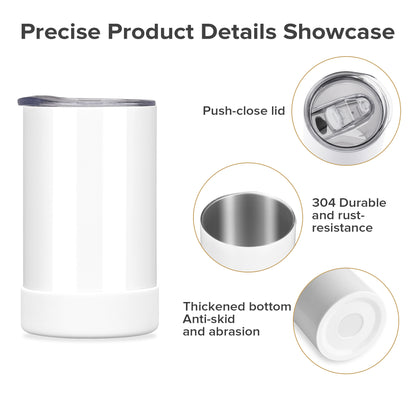 12 oz Sublimation Tumbler - Flat Bottom | 12 Pack