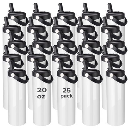 20 oz Sublimation Sports Water Bottle | 25 Pack