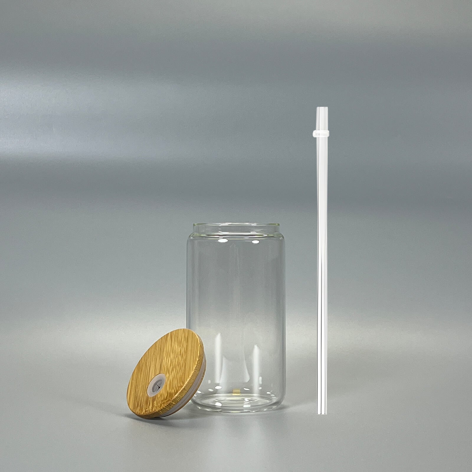 Clear Glass Can Tumbler 