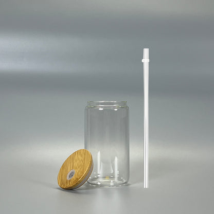 Clear Glass Can Tumbler 
