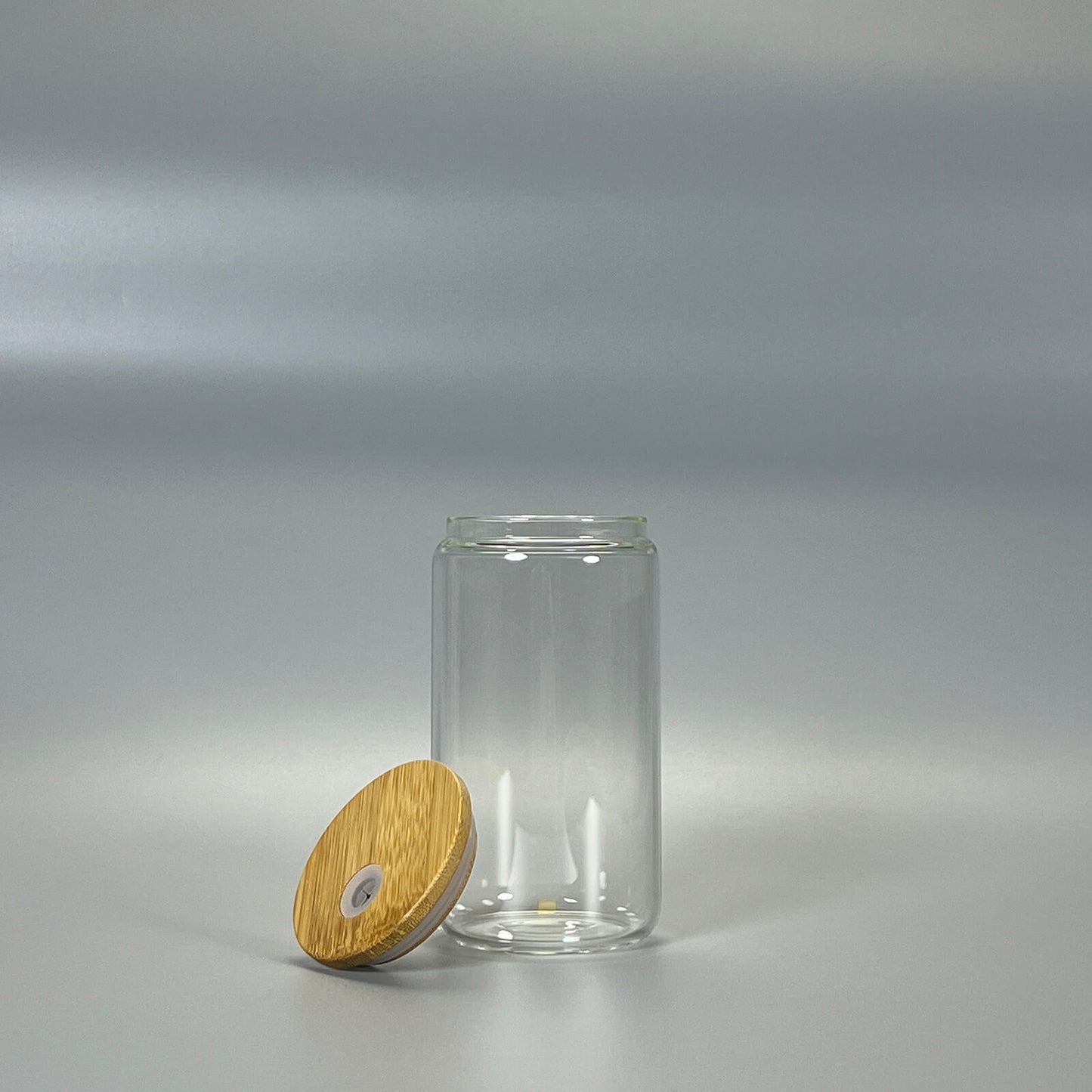 Clear Glass Can Tumbler, Sublimation Tumbler 
